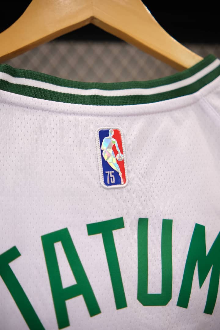 Regata  Boston Celtics Edição 75 anos 21/22 Jayson Tatum Branca