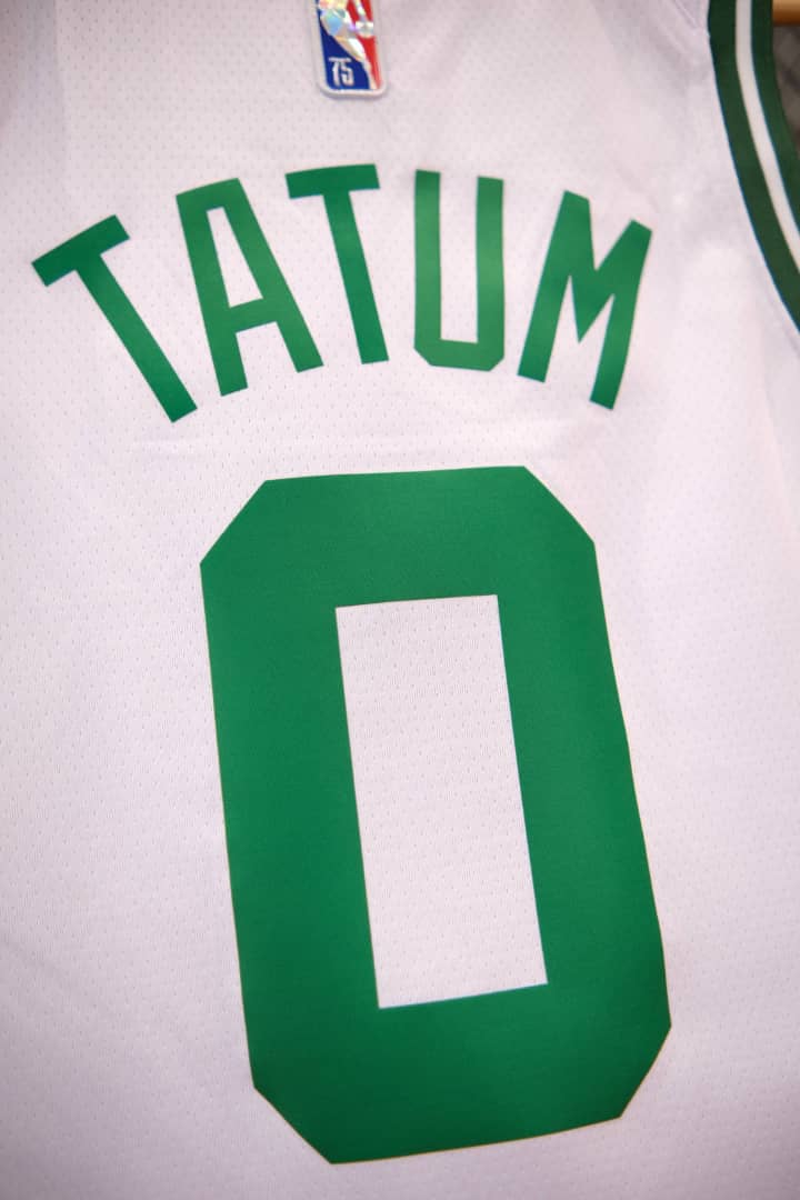 Regata  Boston Celtics Edição 75 anos 21/22 Jayson Tatum Branca