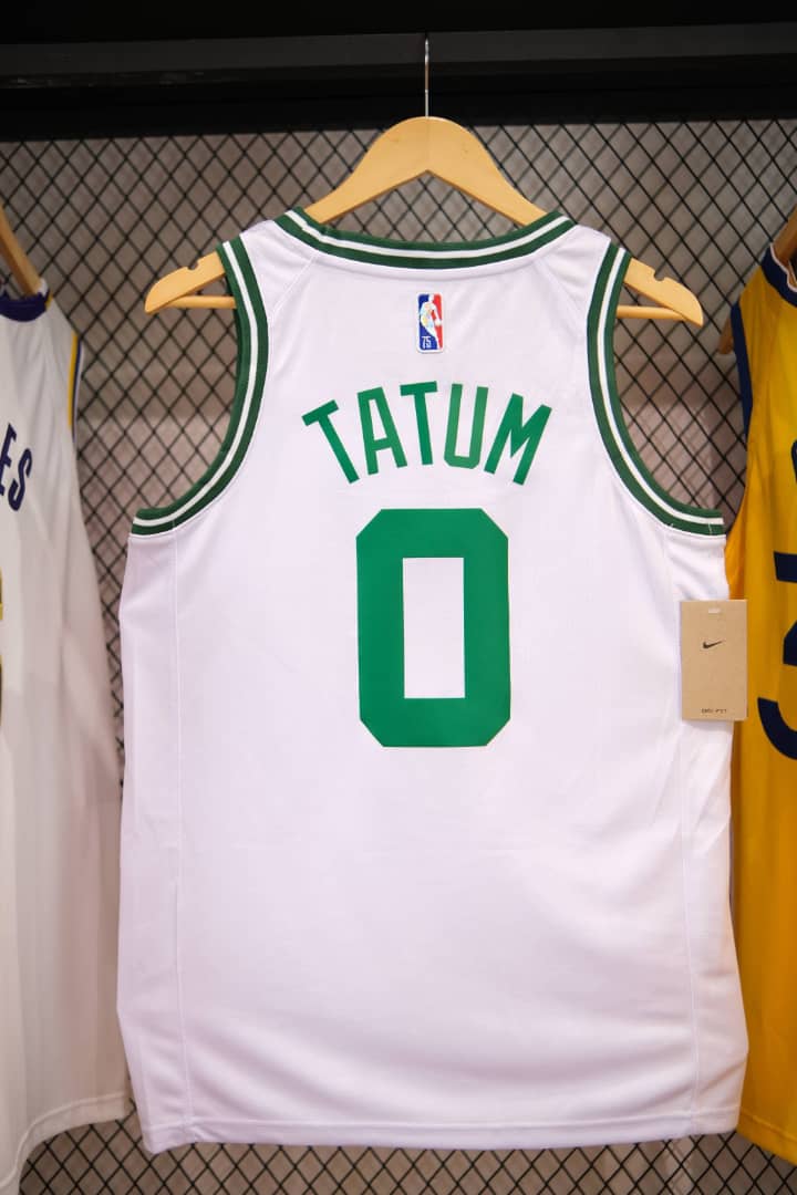 Regata  Boston Celtics Edição 75 anos 21/22 Jayson Tatum Branca