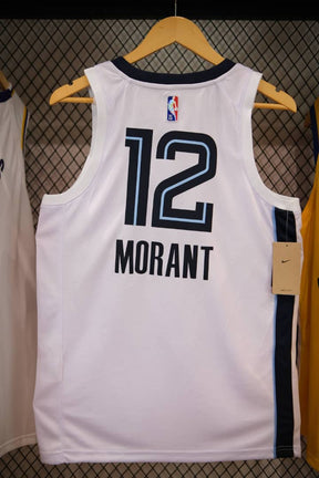 Regata  Memphis Grizzlies Association Edição 75 anos Ja Morant Branca