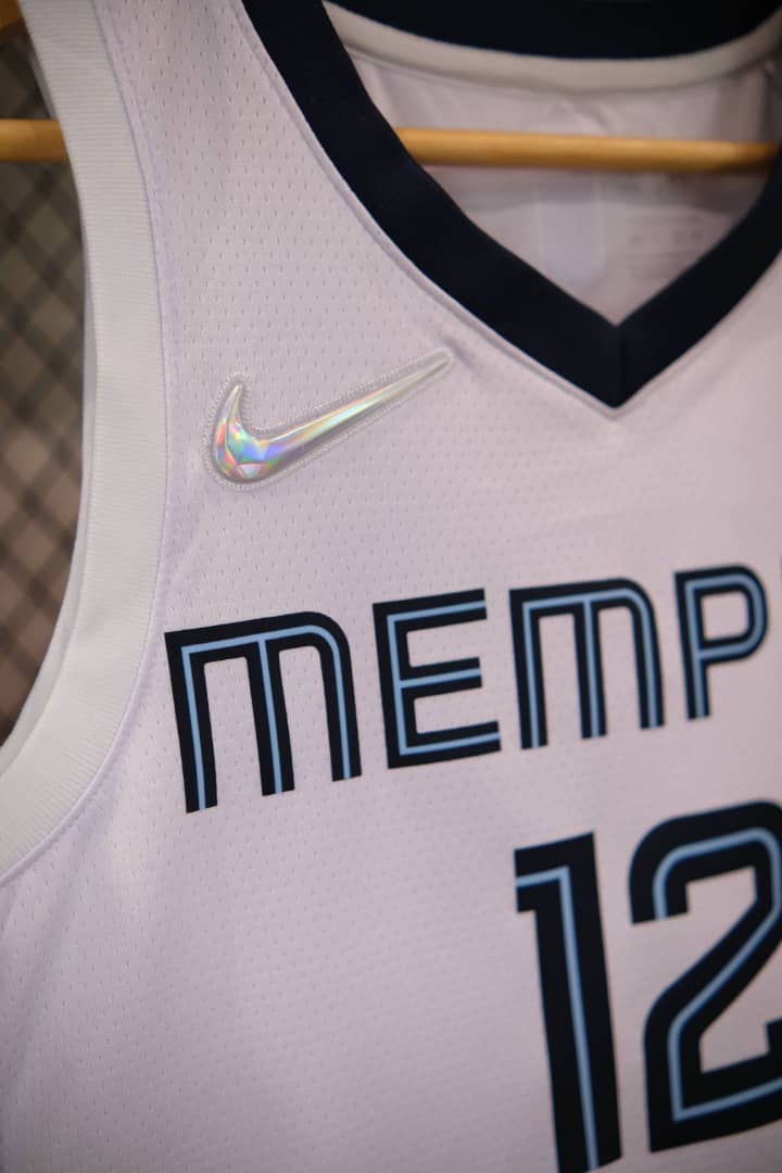 Regata  Memphis Grizzlies Association Edição 75 anos Ja Morant Branca