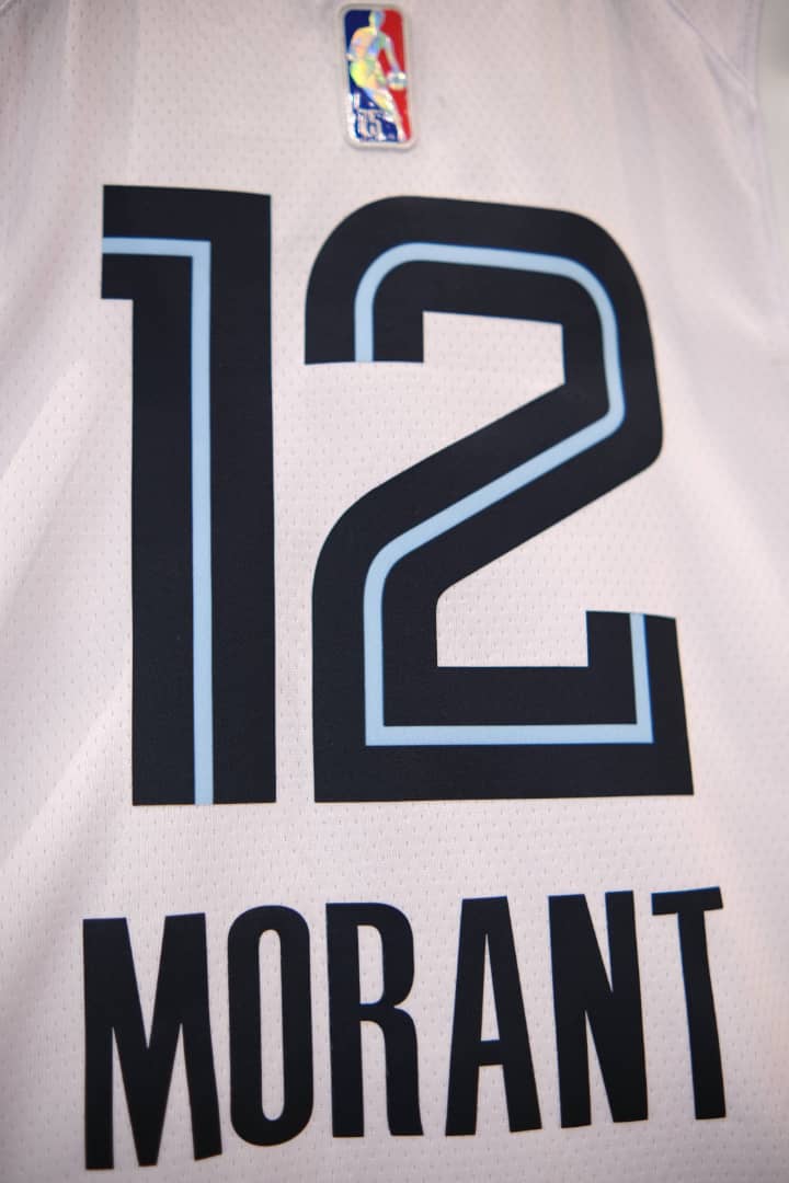 Regata  Memphis Grizzlies Association Edição 75 anos Ja Morant Branca