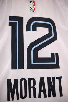 Regata  Memphis Grizzlies Association Edição 75 anos Ja Morant Branca