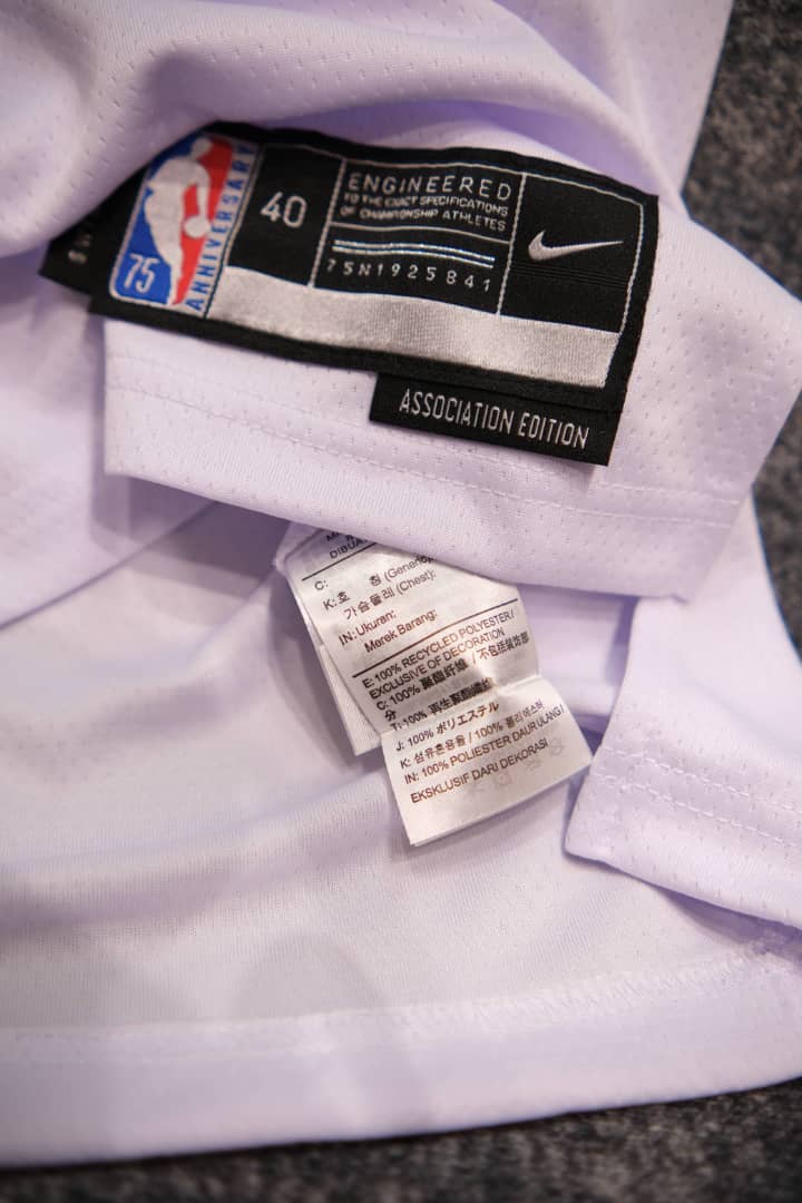 Regata  Memphis Grizzlies Association Edição 75 anos Ja Morant Branca