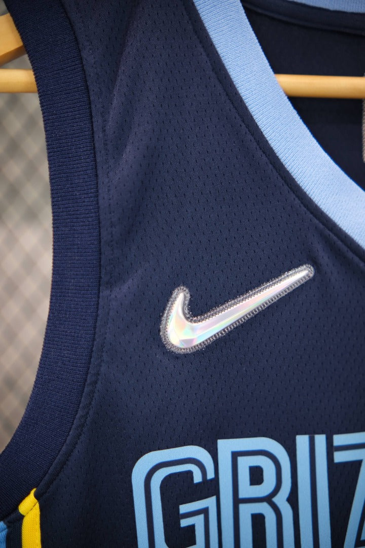 Regata  Memphis Grizzlies Icon Edição 75 anos Ja Morant Azul