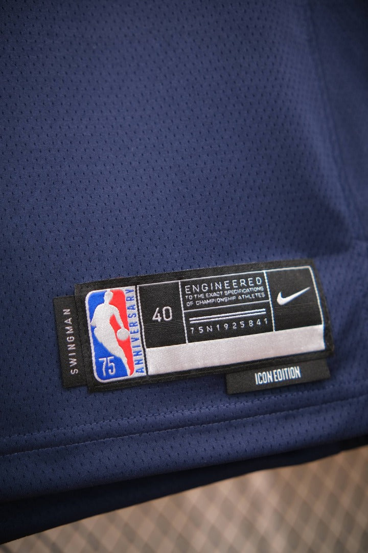 Regata  Memphis Grizzlies Icon Edição 75 anos Ja Morant Azul