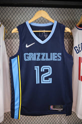 Regata  Memphis Grizzlies Icon Edição 75 anos Ja Morant Azul