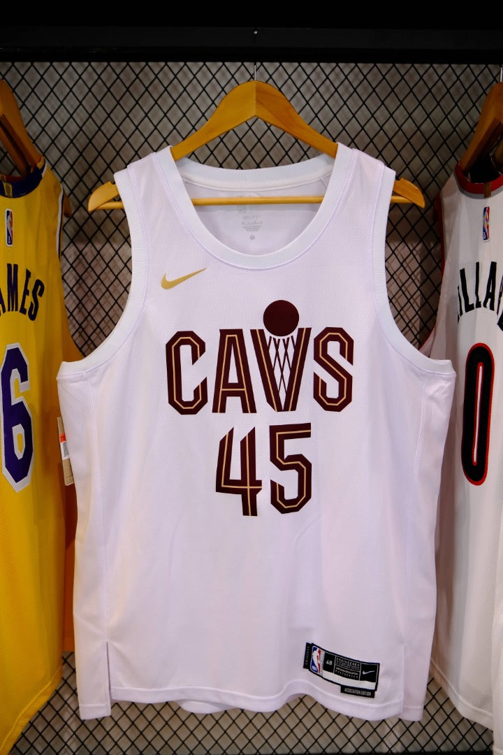 Regata  Cleveland Cavaliers Associaton Edition Donovan Mitchell Branca