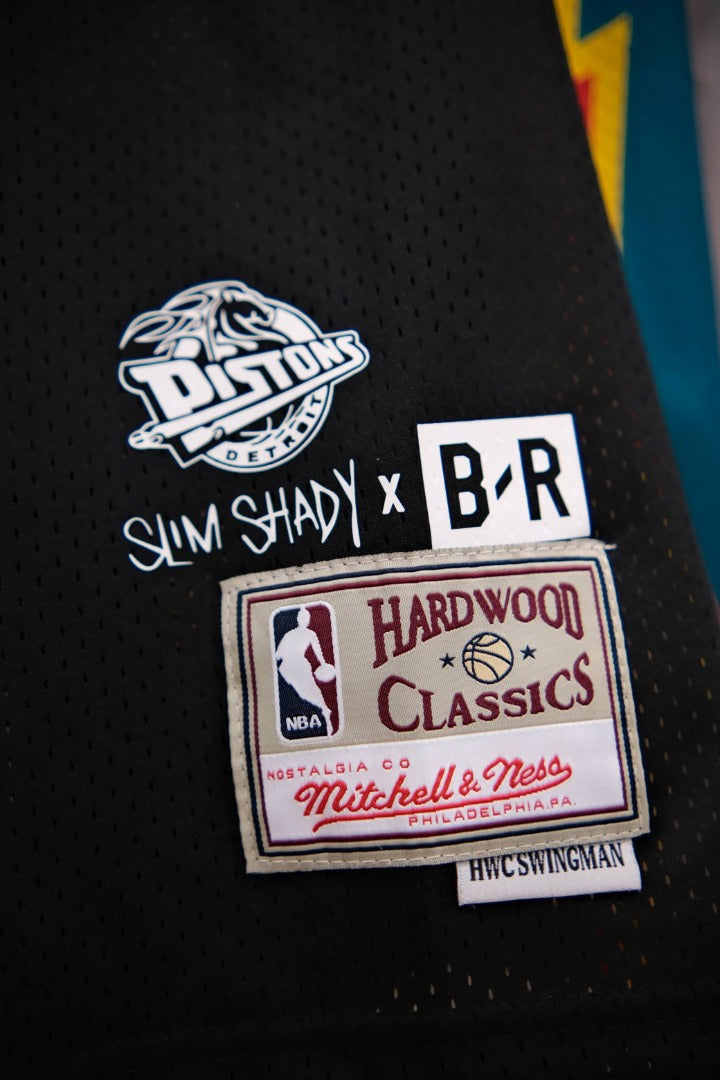 Regata Detroit Pistons Mitchell & Ness x Eminem Slim Shady