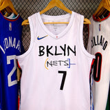 Regata  Brooklyn Nets City Edition 22/23 Kevin Durant Branca