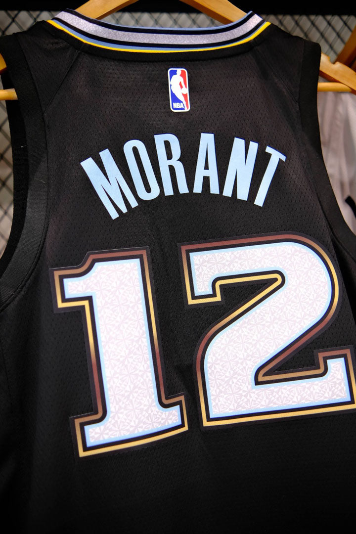 Regata  Memphis Grizzlies City Edition 22/23 Ja Morant Preta