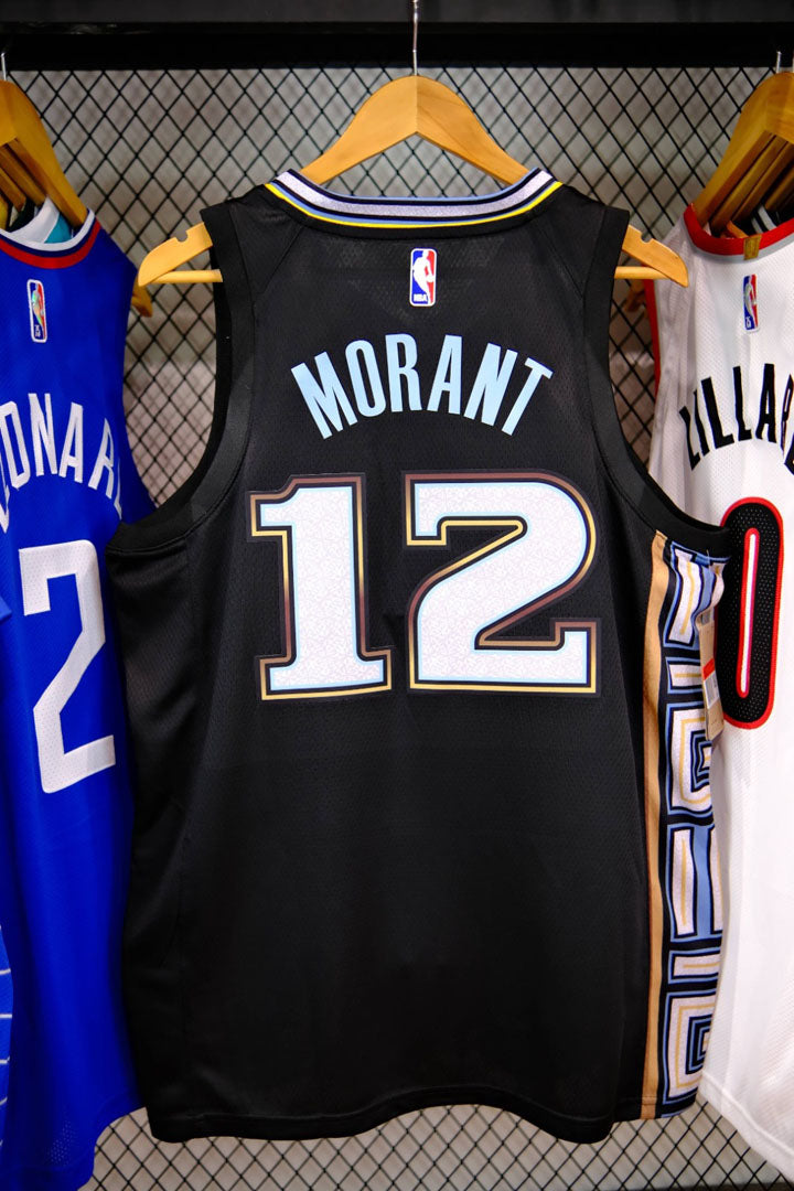 Regata  Memphis Grizzlies City Edition 22/23 Ja Morant Preta