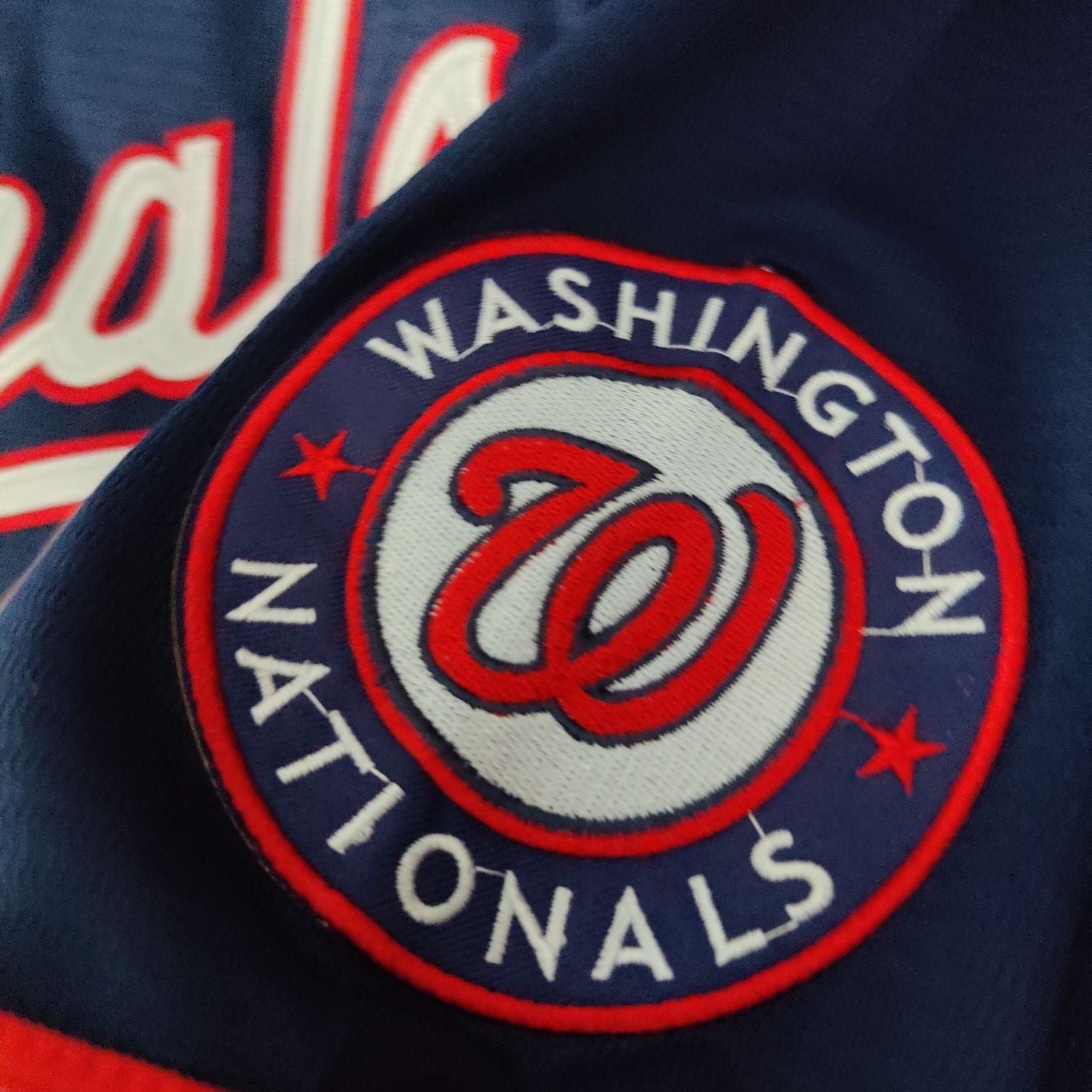 Camisa MLB Washington Nationals Azul Torcedor