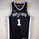 Regata  San Antonio Spurs 24/25 Victor Wembanyama Preta