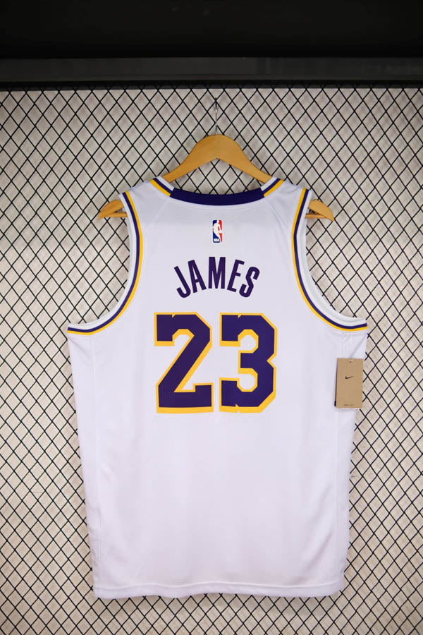 Regata  Los Angeles Lakers Association Edition 24/25 LeBron James 23 Branca