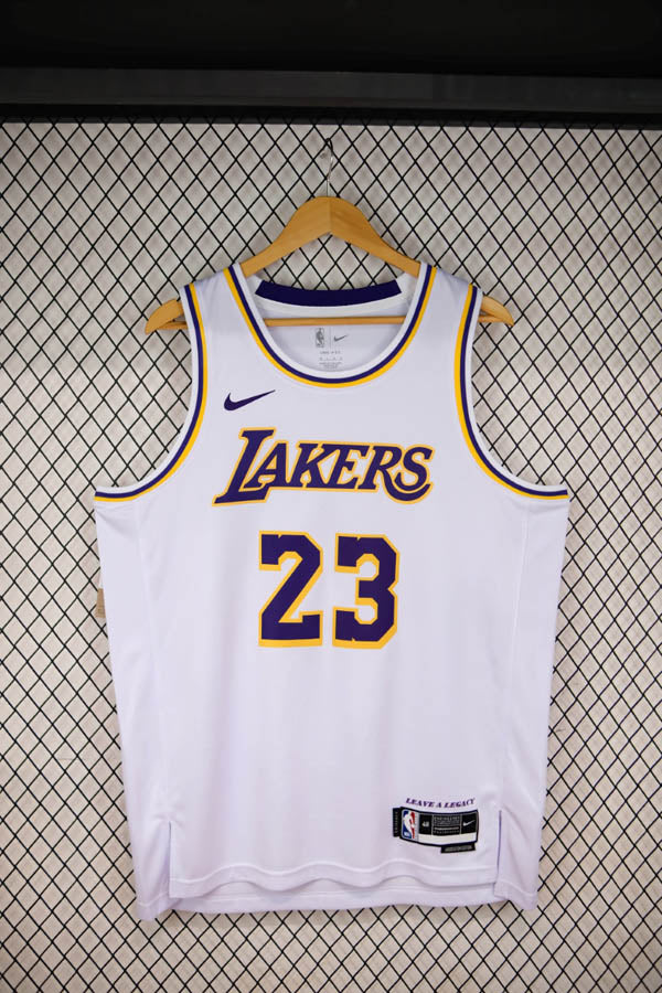 Regata  Los Angeles Lakers Association Edition 24/25 LeBron James 23 Branca