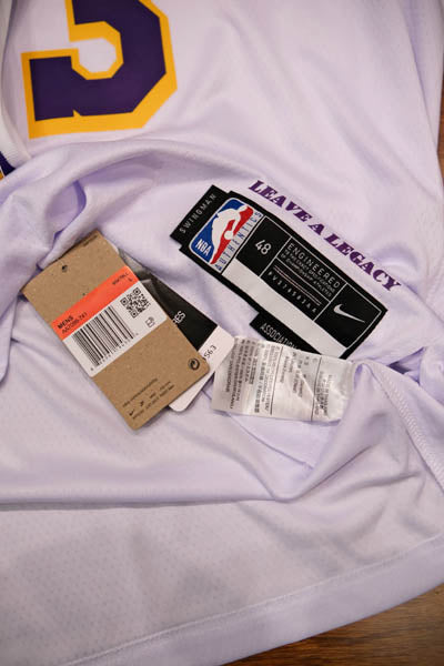 Regata  Los Angeles Lakers Association Edition 24/25 LeBron James 23 Branca