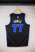Regata  Dallas Mavericks City Edition 23/24 Luka Doncic Preta