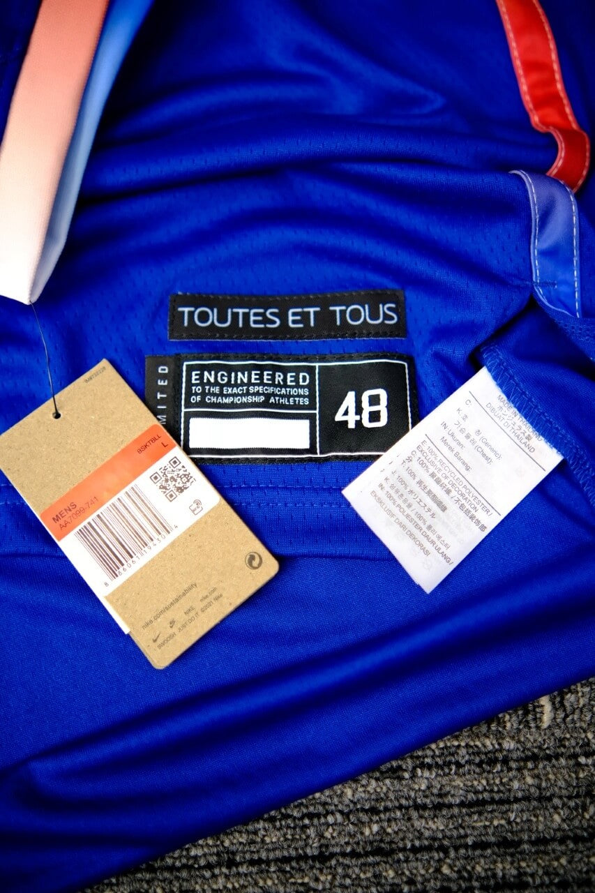 Regata Seleção da França de Basquete Olimpíadas 2024 Azul