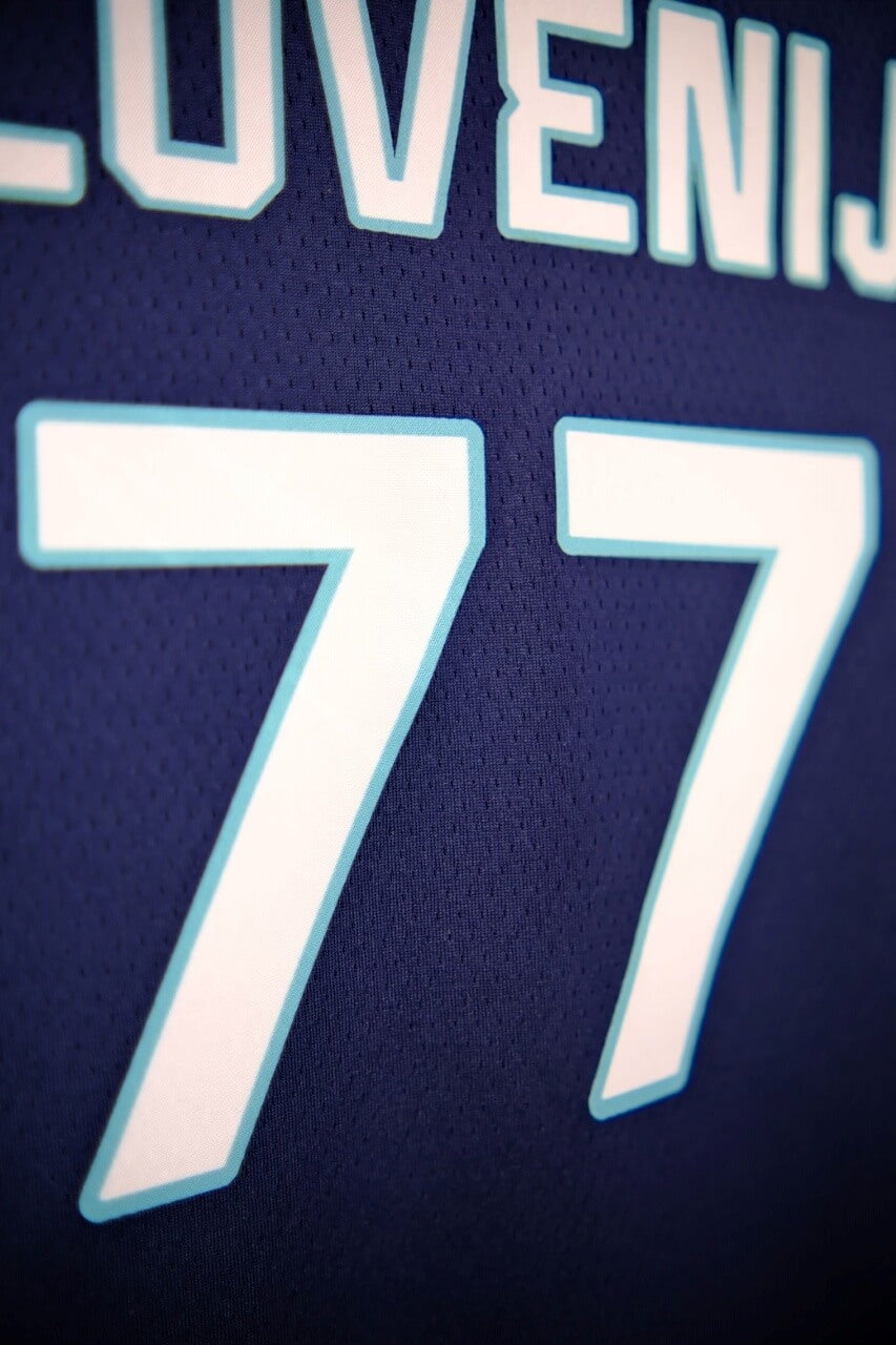 Regata Seleção da Eslovénia de Basquete Olimpíadas 2024 Luka Doncic Azul