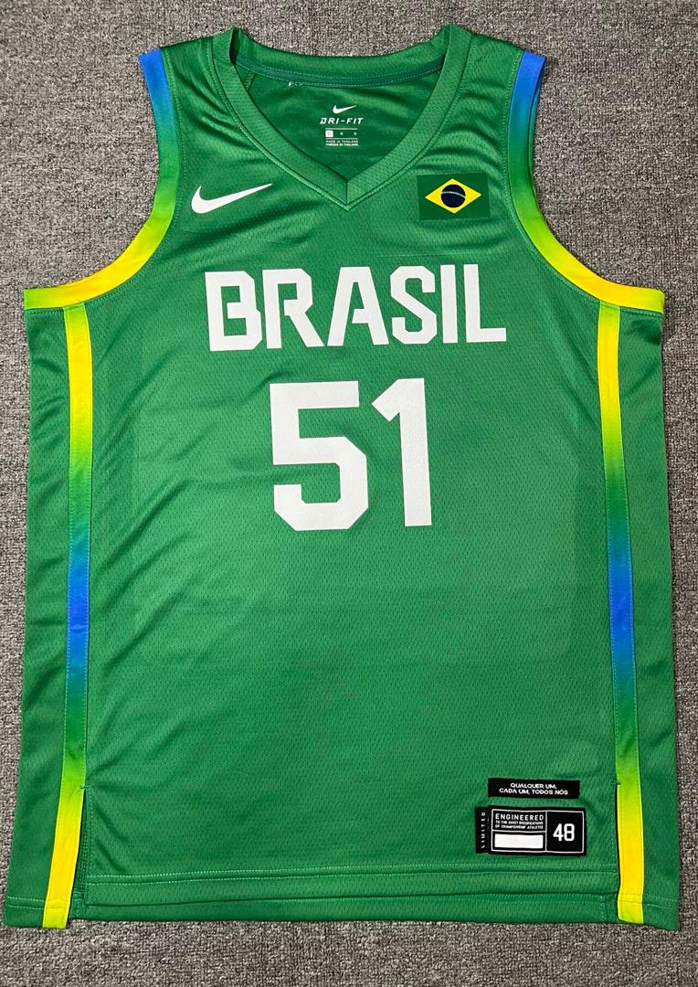 Regata Seleção Brasileira Basquete Verde