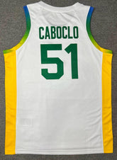 Regata Seleção Brasileira Basquete 24/25 Olimpiadas Branca
