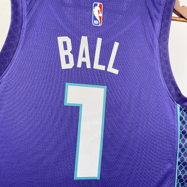 Regata  Charlotte Hornets Statement Edition LaMelo Ball Roxa