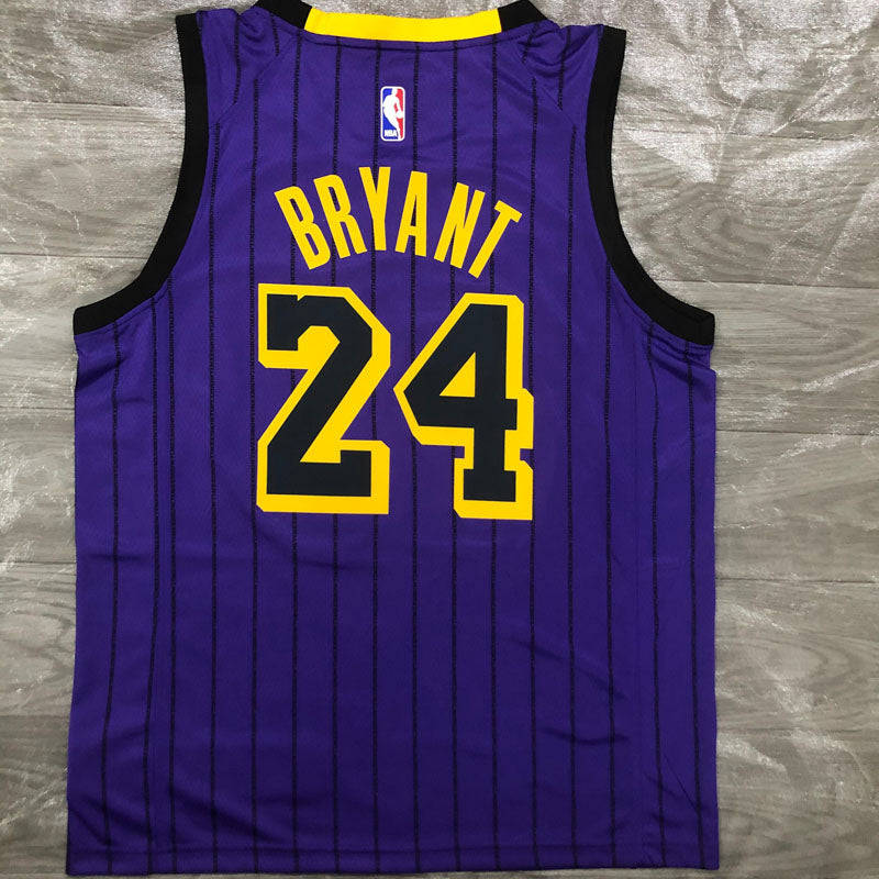 Regata  Los Angeles Lakers City Edition 18/19 Kobe Bryant 24 Roxa