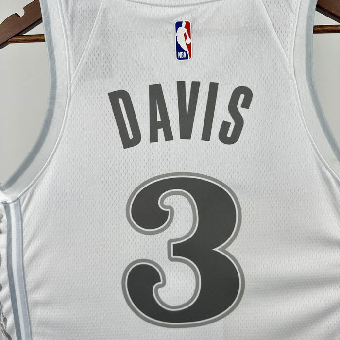 Regata  Dallas Mavericks City Edition 24/25 Anthony Davis Branca