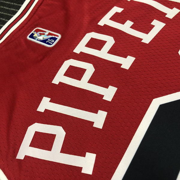 Regata  Chicago Bulls Icon Edição 75 anos Scottie Pippen Vermelha