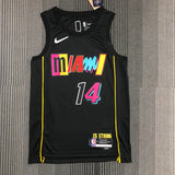 Regata  Miami Heat City Edição 75 anos Tyler Herro Preta