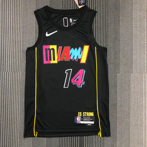 Regata  Miami Heat City Edição 75 anos Tyler Herro Preta