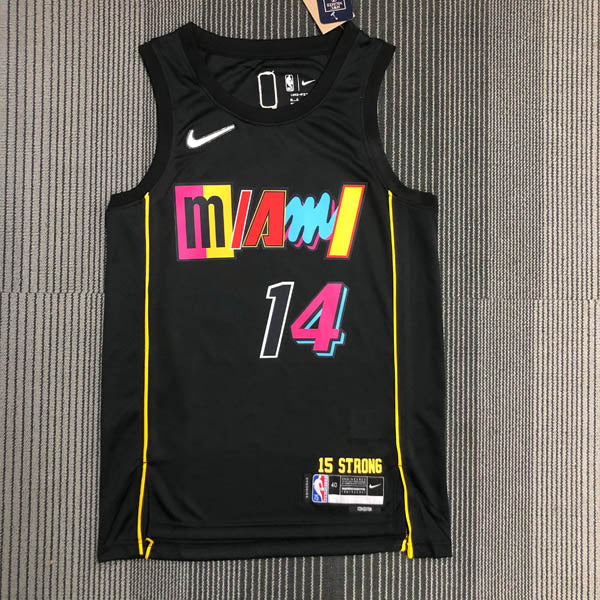 Regata  Miami Heat City Edição 75 anos Tyler Herro Preta