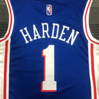 Regata  Philadelphia 76ers Edição 75 anos 21/22 James Harden Azul