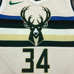 Regata  Milwaukee Bucks City Edition 18/19 Giannis Antetokounmpo Creme