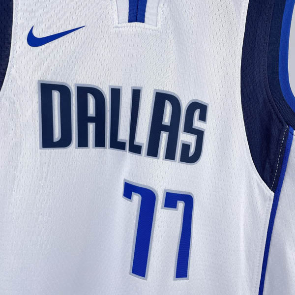 Regata Infantil  Dallas Mavericks Luka Doncic Branca