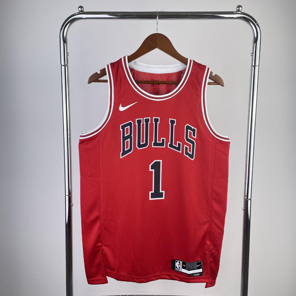 Regata  Chicago Bulls Icon Edition Derrick Rose Vermelha