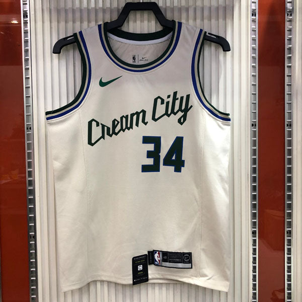 Regata  Milwaukee Bucks Cream City Giannis Antetokounmpo