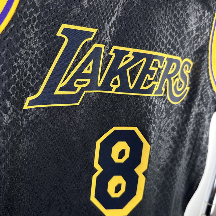 Regata Infantil  Los Angeles Lakers Kobe Bryant 8 Preta