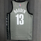 Regata  Brooklyn Nets Edição 75 anos 21/22 James Harden Cinza