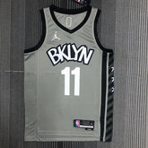 Regata  Brooklyn Nets Edição 75 anos 21/22 Kyrie Irving Cinza