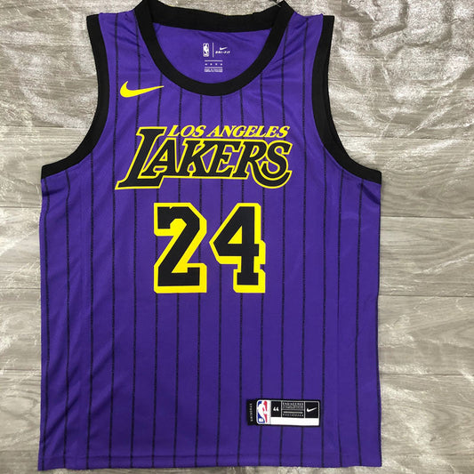 Regata  Los Angeles Lakers City Edition 18/19 Kobe Bryant 24 Roxa