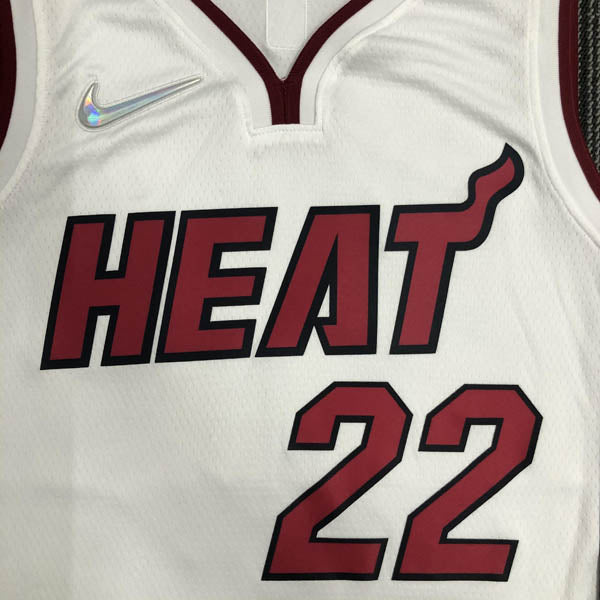 Regata  Miami Heat Association Edição 75 anos Jimmy Butler Branca