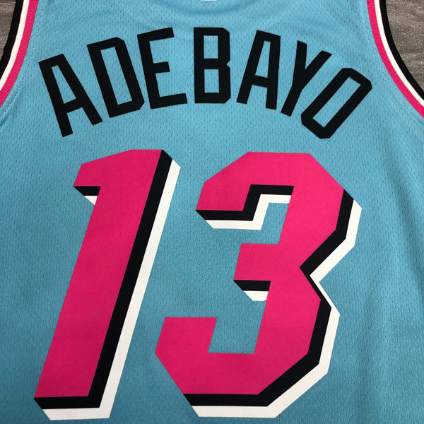 Regata  Miami Heat Vice Edition Bam Adebayo Azul