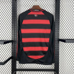Camisa Flamengo I 25/26 Manga Longa Vermelha/Preta Masculina