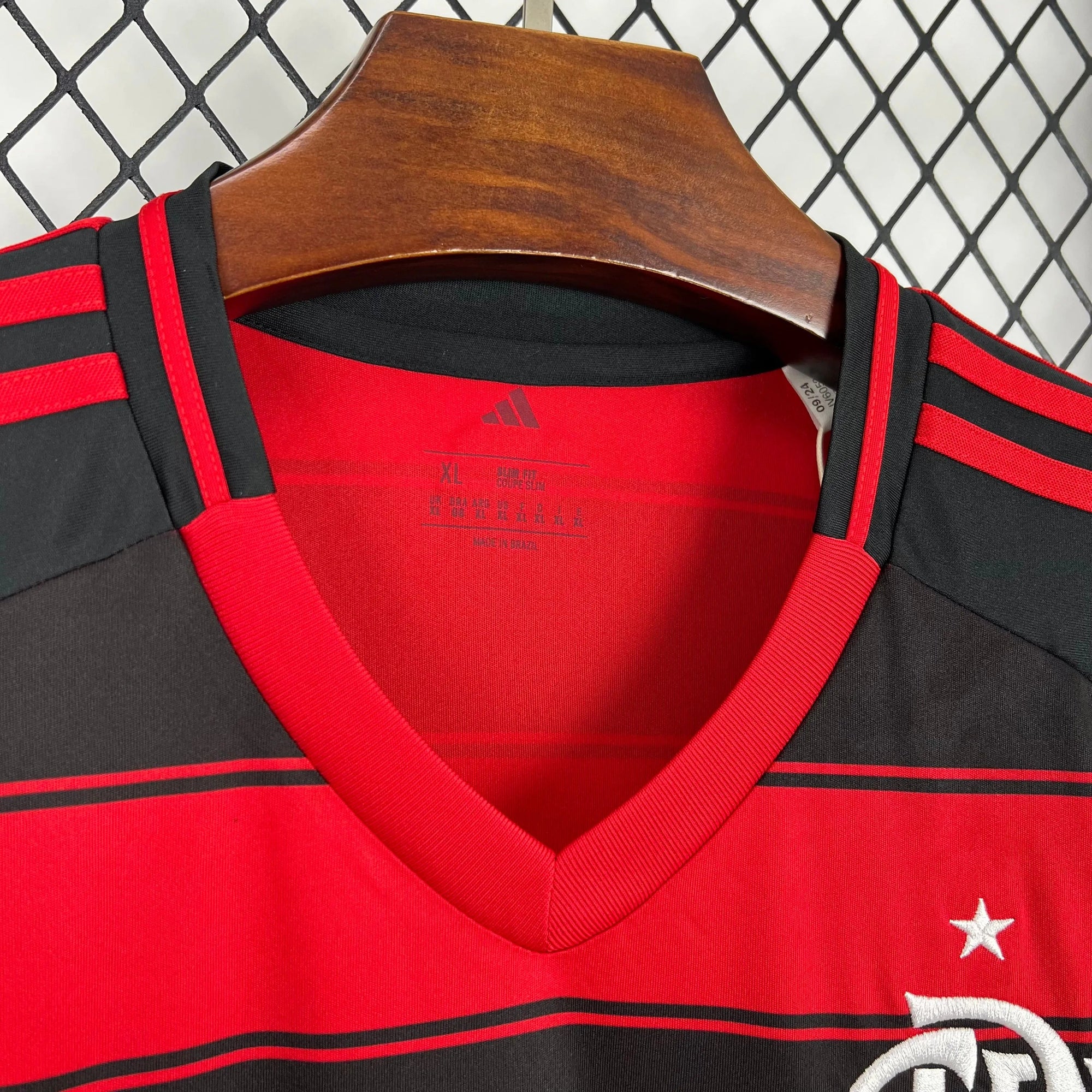 Camisa Flamengo I 25/26 Vermelha/Preta Masculina