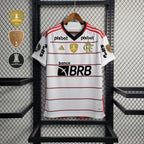 Camisa Flamengo II 23/24 Branca Com Patrocínio e Patches Masculina