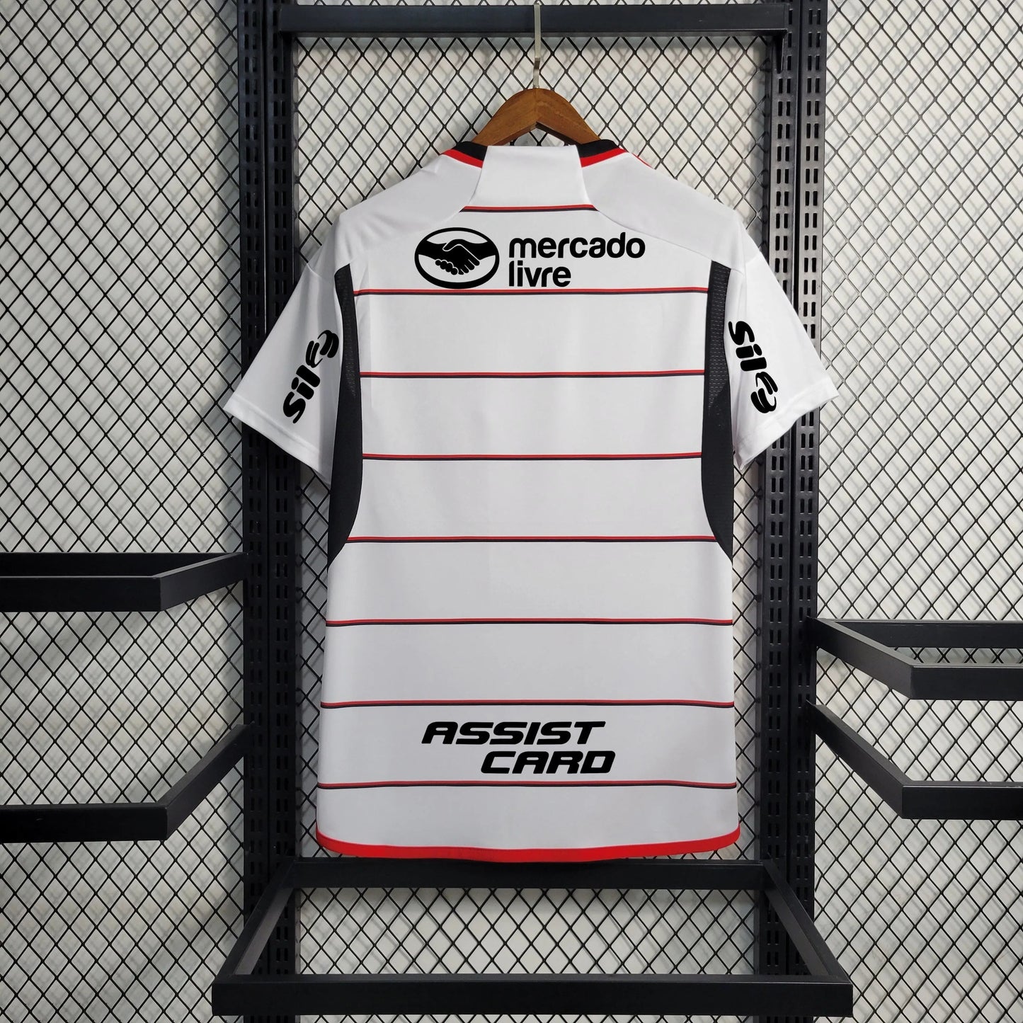 Camisa Flamengo II 23/24 Branca Com Patrocínio e Patches Masculina