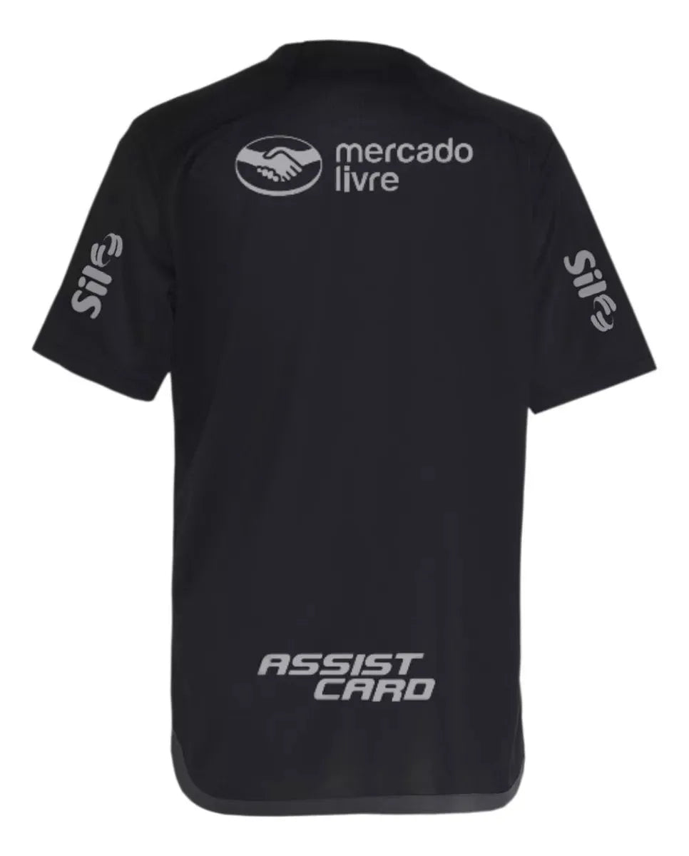 Camisa Flamengo III 23/24 Preta Com Patrocínio Masculina