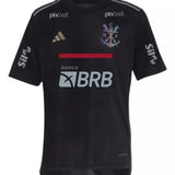 Camisa Flamengo III 23/24 Preta Com Patrocínio Masculina